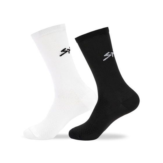 Calze Spiuk Anatomic Lunghe 2 Paia Bianco Nero